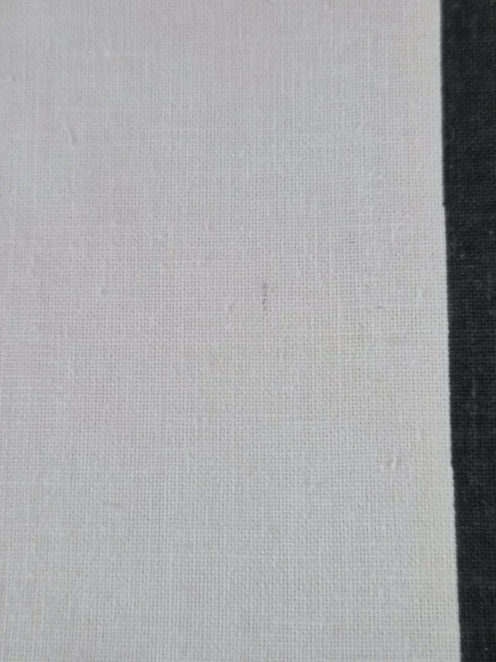Vintage Bob Allen Napkins Charcoal Boarder & Cream Center Linen Signed Set of 8